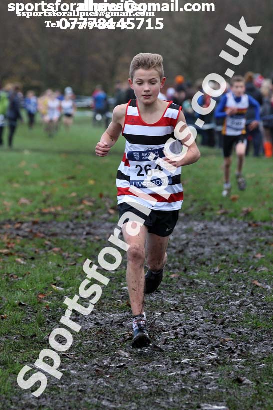 Boys under-13s 2017 British Athletics Liverpool Cross Challenge, Sefton Park, Liverpool. Photo:  David T. Hewitson/Sports for All Pics